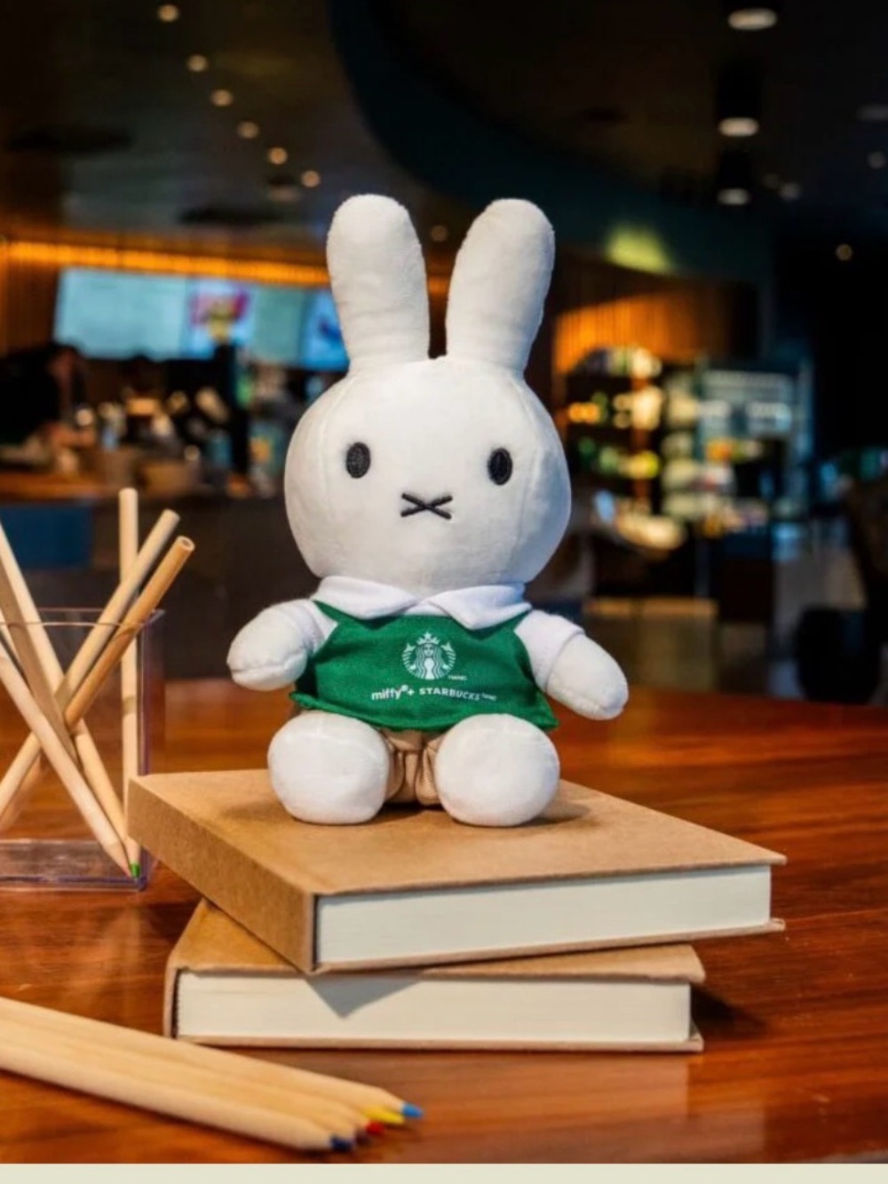 Starbucks x Miffy Plush Bunny - White with Green